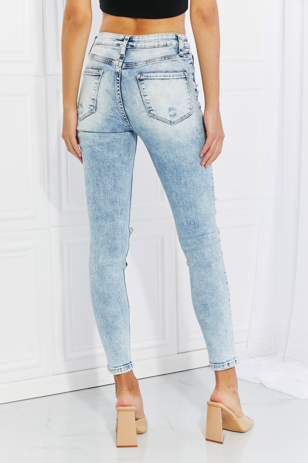 VERVET On The Road Full Size Distressed Jeans