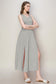 HYFVE Sleeveless Slit Midi Dress