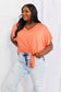 White Birch Full Size Just Peachy Tied Top