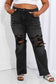 RISEN Full Size Lois Distressed Loose Fit Jeans
