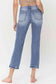 Lovervet Full Size Lena High Rise Crop Straight Jeans