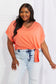 White Birch Full Size Just Peachy Tied Top