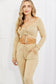 Capella Day by Day Ruched Crop Top and Pants Set